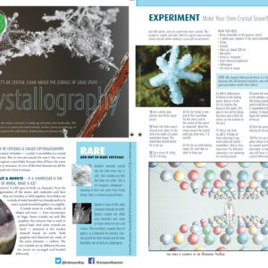 CRYSTALLOGRAPHY ARTICLE - CRYSTAL SNOWFLAKE EXPERIMENT