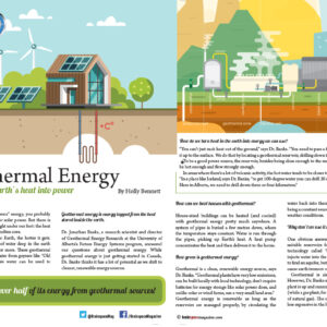 GEOTHERMAL ENERGY ARTICLE