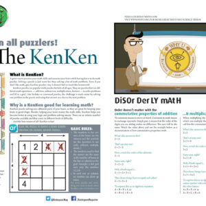 ATTENTION ALL PUZZLERS! DO THE KENKEN ARTICLE