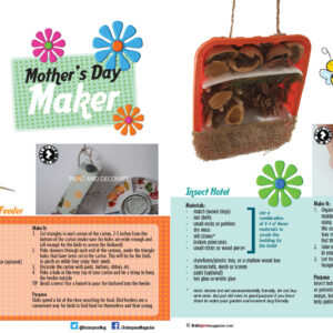 MOTHER'S DAY MAKER - MILK CARTON BIRD FEEDER, INSECT HOTEL