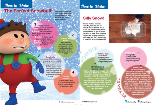 HOW TO MAKE - THE PERFECT SNOWBALL, SILLY SNOW