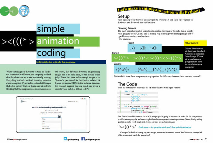 Technology - Simple Animation Coding - Brainspace Magazine ...
