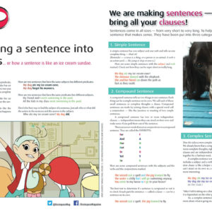 DISSECTING A SENTENCE INTO ITS PARTS - SENTENCES/CLAUSES