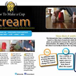 HOW TO MAKE A CUP SCREAM ARTICLE