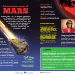 Bringing Home A Piece of MARS article