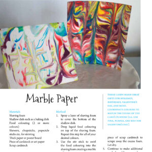Maker Crafts - Marble Paper Tutorial Article