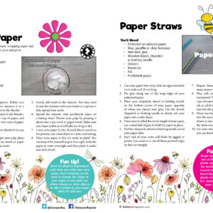 DIY Activities For A Better World: Seed Paper/Paper Straws